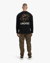 Afbeelding in Gallery-weergave laden, CROYEZ GARDENER LONGSLEEVE T-SHIRT | BLACK