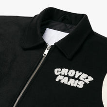 Afbeelding in Gallery-weergave laden, CROYEZ PARIS VARSITY JACKET | BLACK