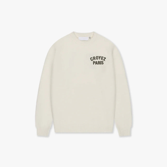 CROYEZ PARIS KNIT SWEATER | OFF -WHITE