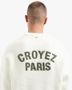 CROYEZ PARIS KNIT SWEATER | OFF -WHITE