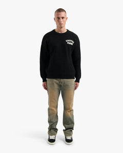 CROYEZ PARIS KNIT SWEATER | BLACK