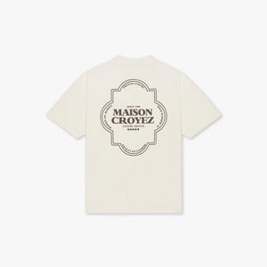CROYEZ MOROCCAN T-SHIRT White/Brown