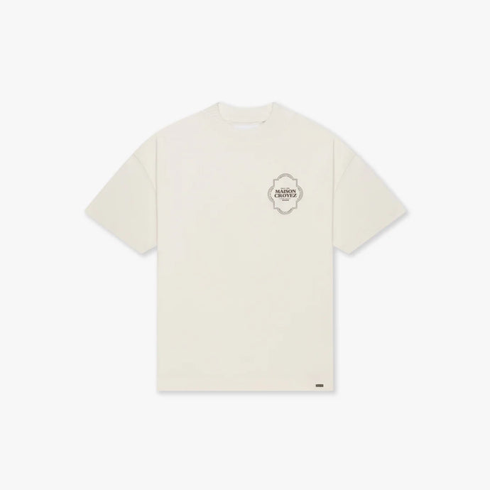 CROYEZ MOROCCAN T-SHIRT White/Brown