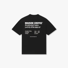 Afbeelding in Gallery-weergave laden, CROYEZ MAISON T-SHIRT - Black