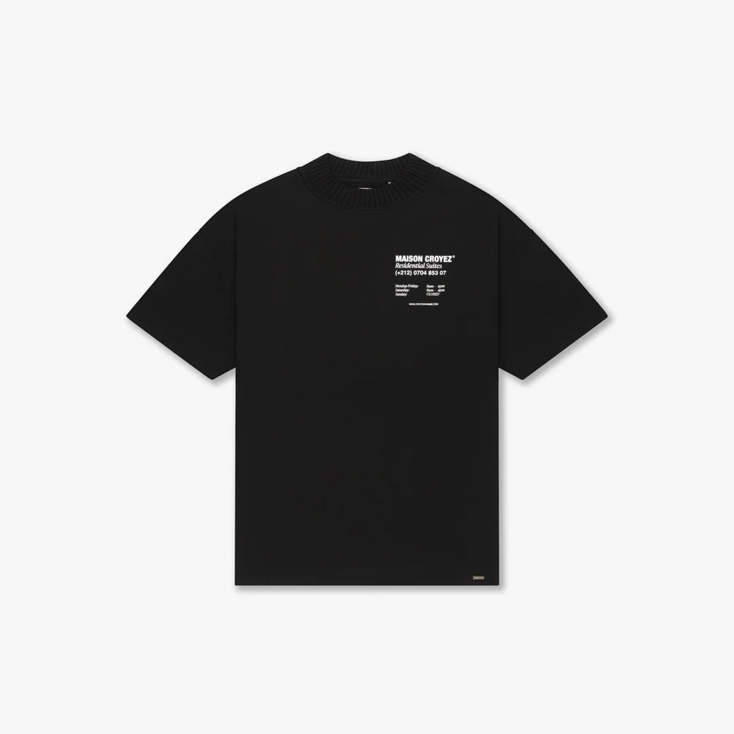 CROYEZ MAISON T-SHIRT - Black
