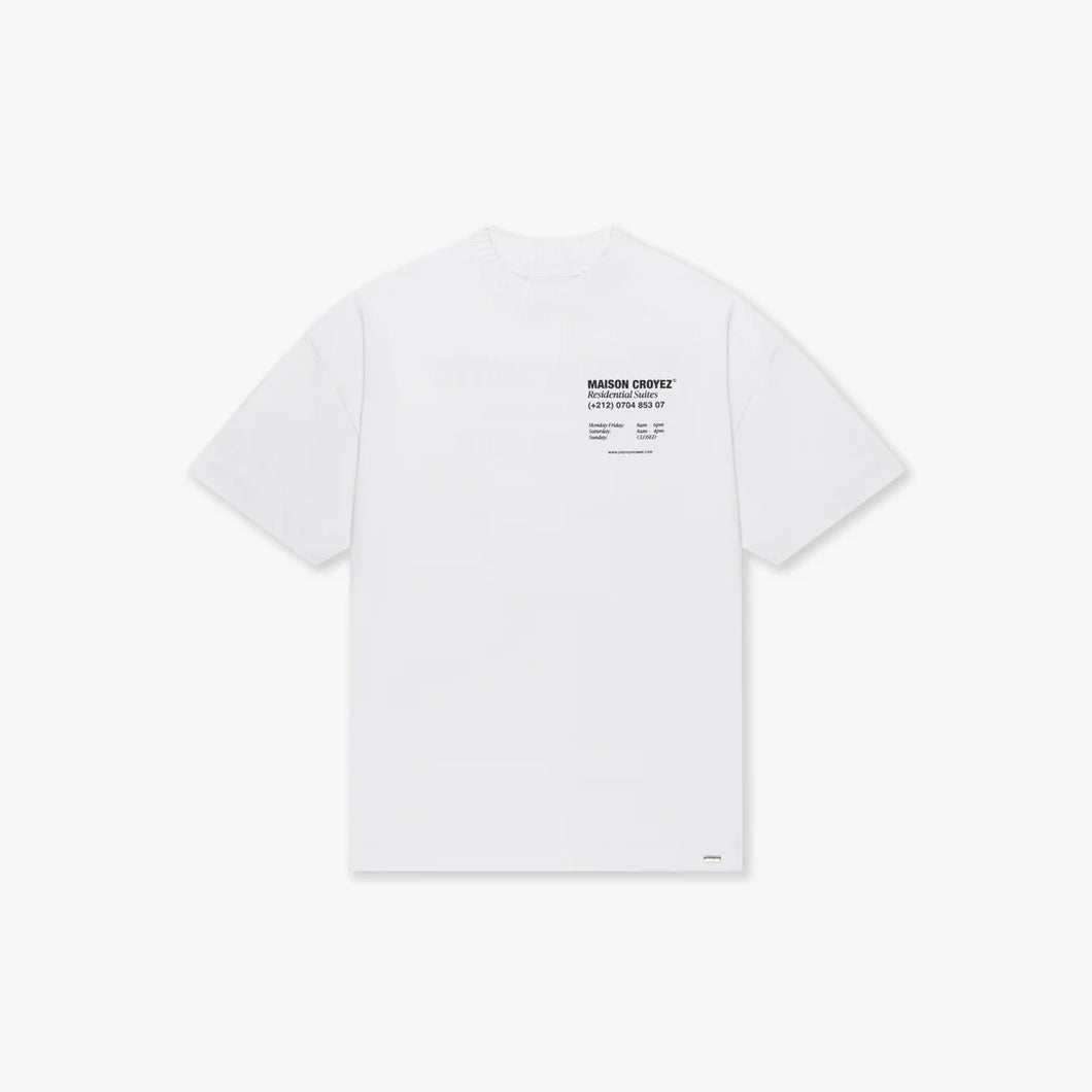CROYEZ MAISON T-SHIRT - White