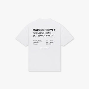 CROYEZ MAISON T-SHIRT - White