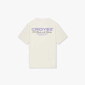 CROYEZ ARTWORK T-SHIRT - White/Lilac