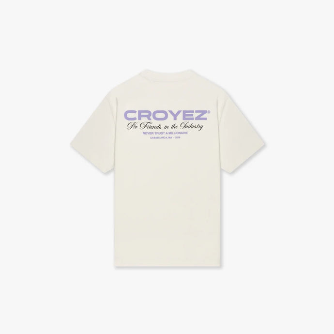 CROYEZ ARTWORK T-SHIRT - White/Lilac