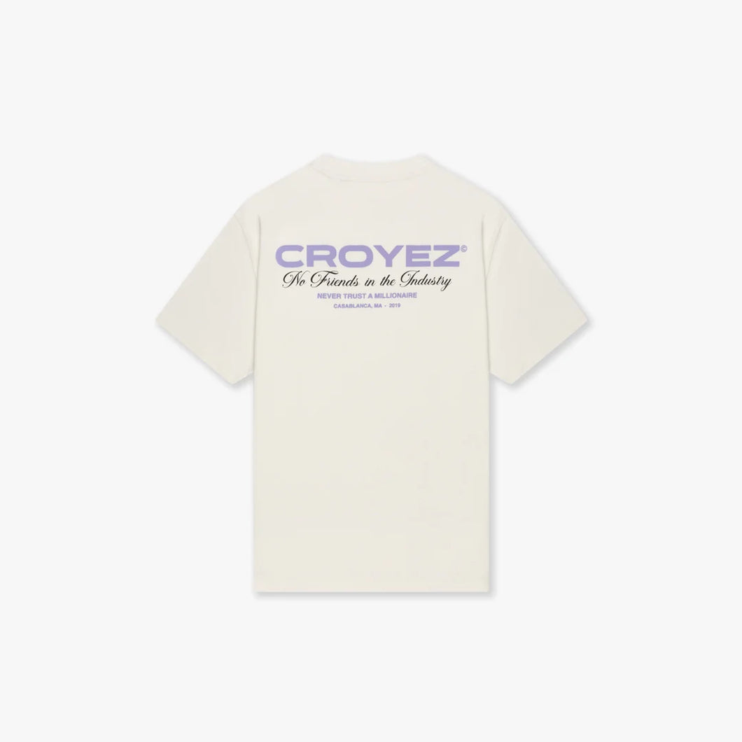 CROYEZ ARTWORK T-SHIRT - White/Lilac