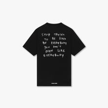 Afbeelding in Gallery-weergave laden, CROYEZ LIKED BY EVERYBODY T-SHIRT | BLACK