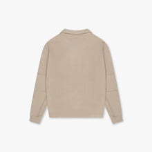Afbeelding in Gallery-weergave laden, CROYEZ FLEECE POLO SWEATER | SAND