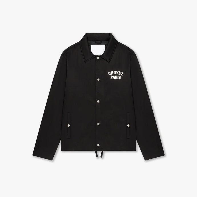 CROYEZ PARIS PADDED COACH JACKET | BLACK