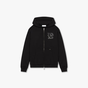 CROYEZ LIKED BY EVERYBODY ZIP HOODIE | BLACK