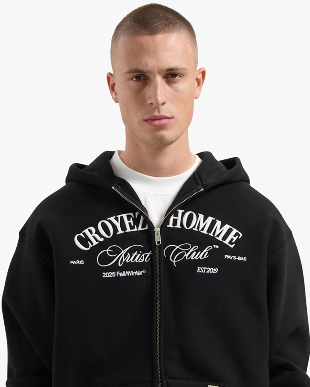 CROYEZ ARTIST CLUB ZIP-HOODIE | BLACK