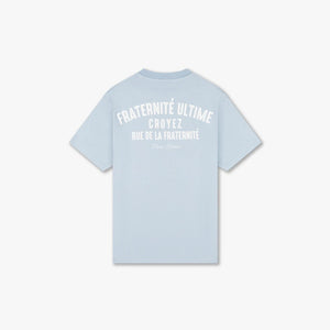 CROYEZ FRATERNITÉ T-SHIRT - Light blue