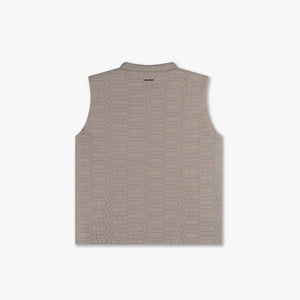 CROYEZ GALLERY QUILTED VEST - Stone