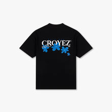 Afbeelding in Gallery-weergave laden, CROYEZ BOTANIQUE T-SHIRT - Black/Cobalt