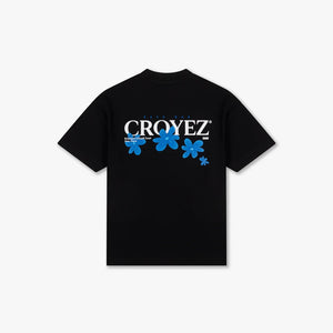 CROYEZ BOTANIQUE T-SHIRT - Black/Cobalt