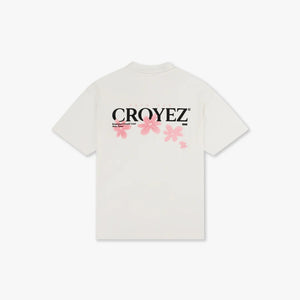 CROYEZ BOTANIQUE T-SHIRT - Off-White/Pink