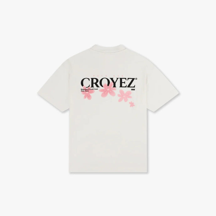 CROYEZ BOTANIQUE T-SHIRT - Off-White/Pink