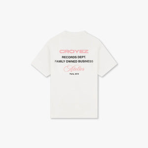 CROYEZ RECORDS T-SHIRT - Off-White