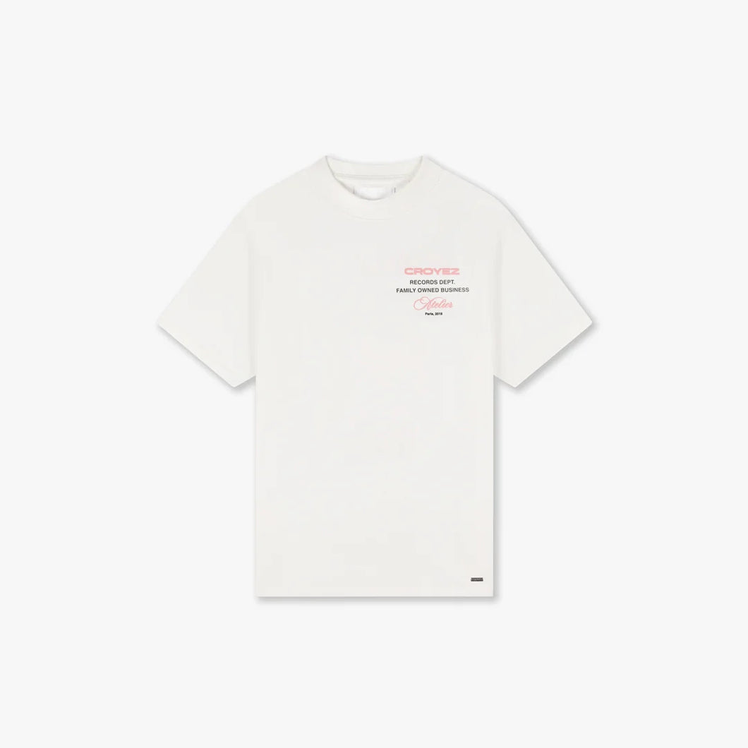 CROYEZ RECORDS T-SHIRT - Off-White