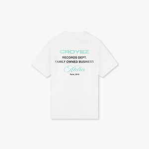 CROYEZ RECORDS T-SHIRT - White