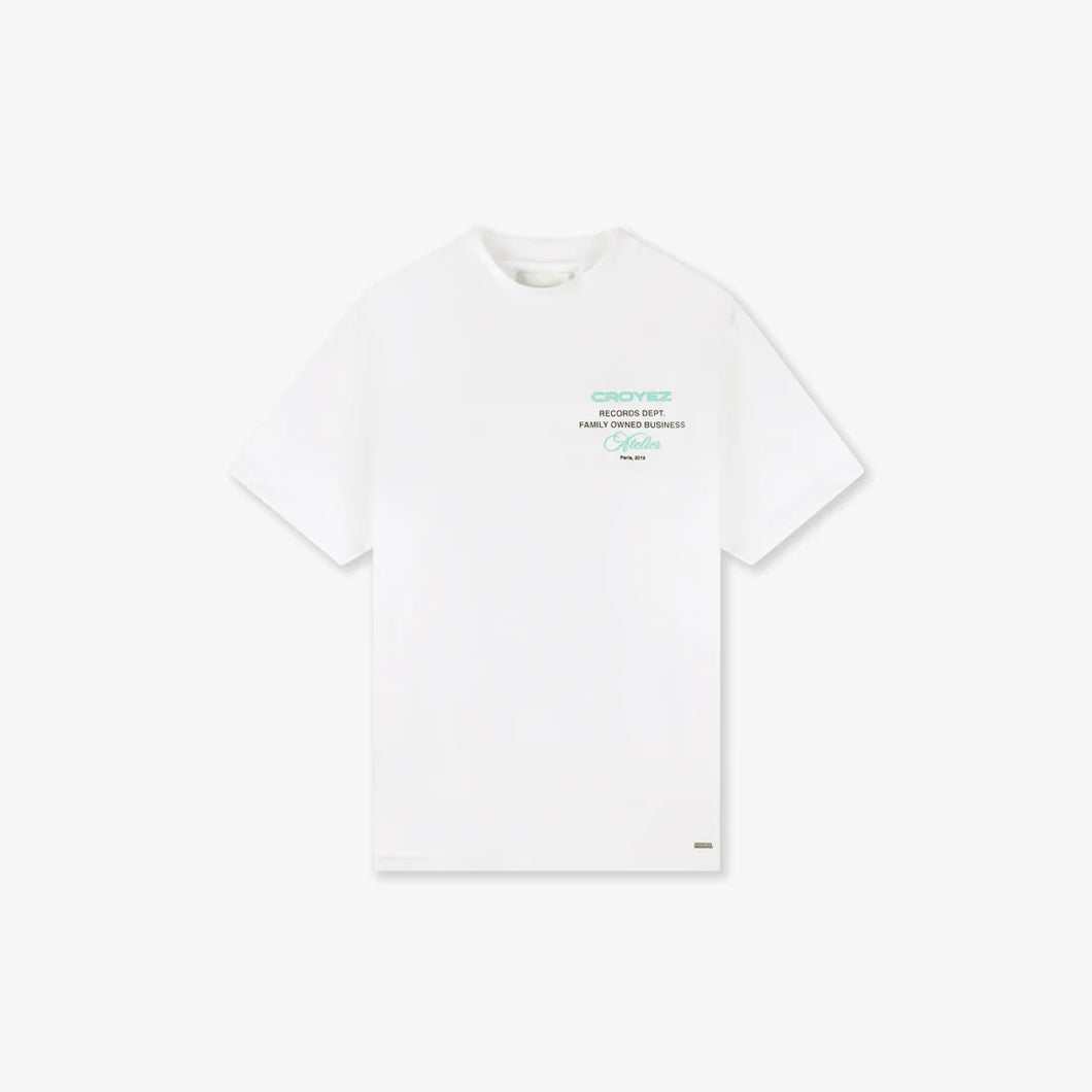 CROYEZ RECORDS T-SHIRT - White