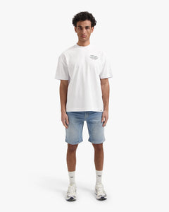 CROYEZ CD1 CARPENTER DENIM SHORTS - Light Blue