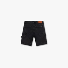 Afbeelding in Gallery-weergave laden, CROYEZ CD1 CARPENTER DENIM SHORTS - Black