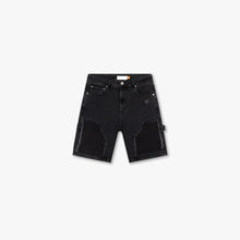 Afbeelding in Gallery-weergave laden, CROYEZ CD1 CARPENTER DENIM SHORTS - Black