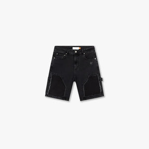 CROYEZ CD1 CARPENTER DENIM SHORTS - Black