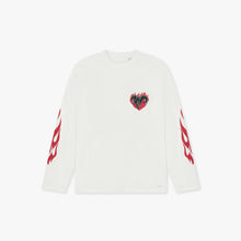 Afbeelding in Gallery-weergave laden, CROYEZ Heart On Fire Longsleeve Off-White