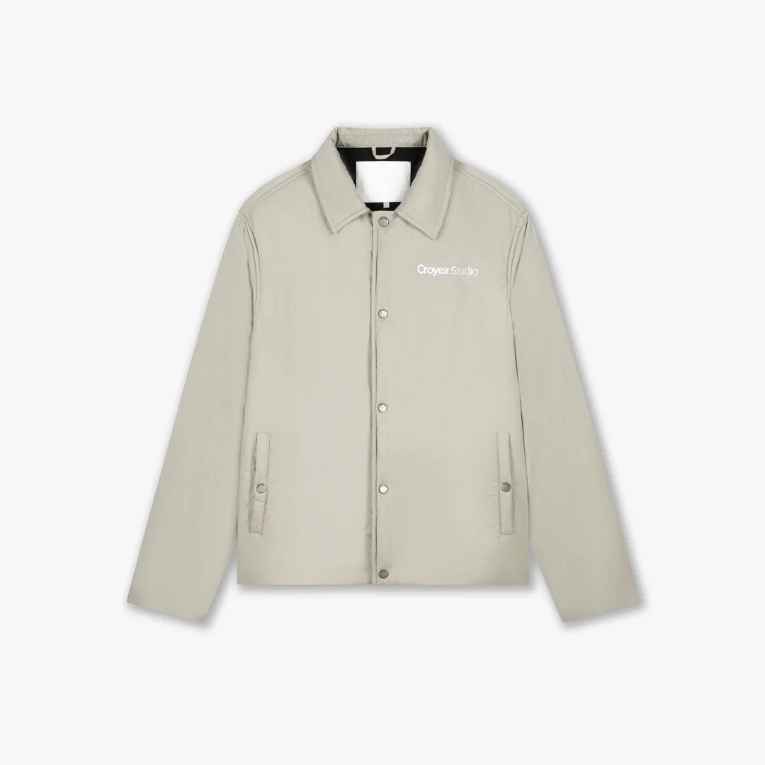 CROYEZ PADDED COACH JACKET Light Beige