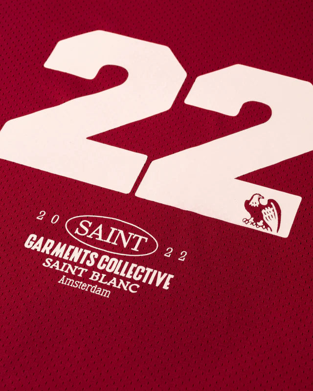 SAINT BLANC COLLECTIVE JERSEY Oxblood Red