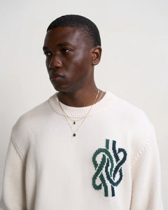 FILLING PIECES Knit Sweater Knot | Antique White