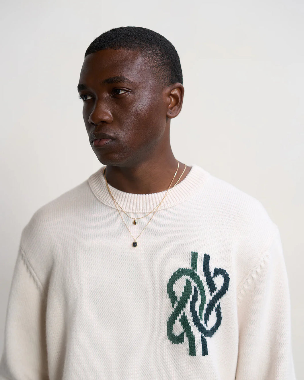 FILLING PIECES Knit Sweater Knot | Antique White