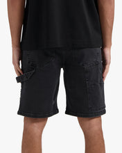 Afbeelding in Gallery-weergave laden, CROYEZ CARPENTER DENIM SHORTS - Black