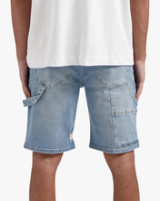 Afbeelding in Gallery-weergave laden, CROYEZ CARPENTER DENIM SHORTS - Light Blue