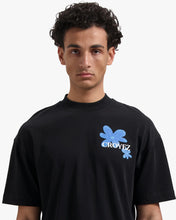 Afbeelding in Gallery-weergave laden, CROYEZ BOTANIQUE T-SHIRT - Black/Cobalt