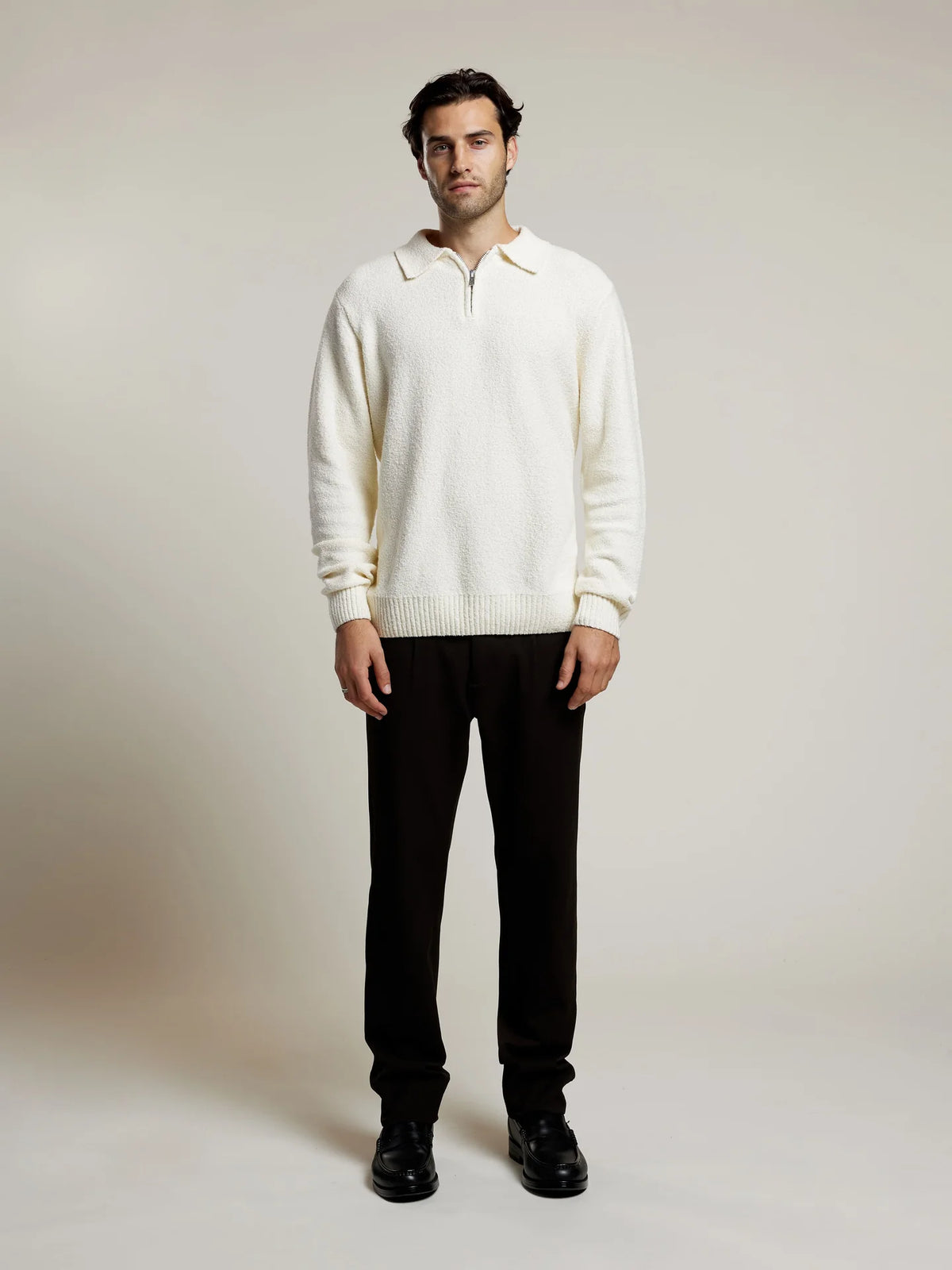 AEDEN RAIDER POLO | OFF-WHITE