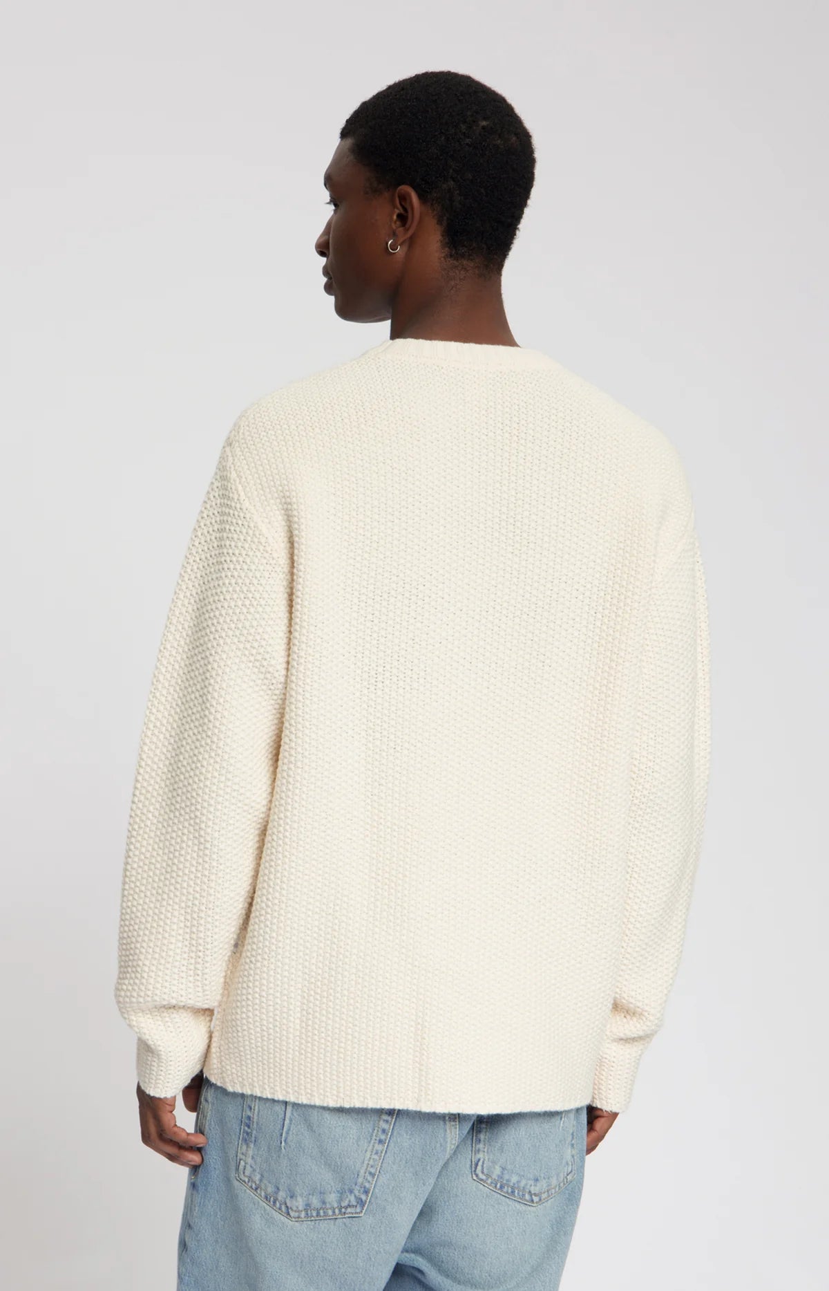 APSU STRUCTURED KNIT WITH ARTWORK Almond Milk