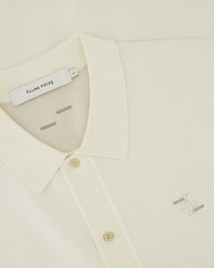 FILLING PIECES KNIT SHIRT GARDENER ANTIQUE WHITE