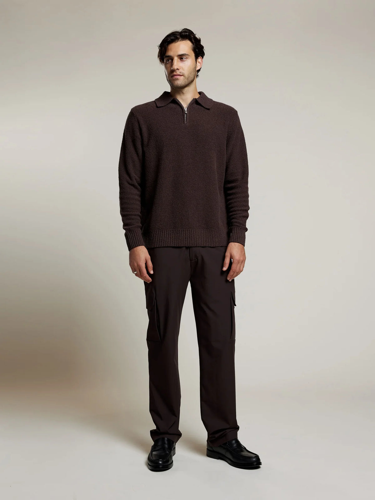 AEDEN RAIDER POLO | GANACHE