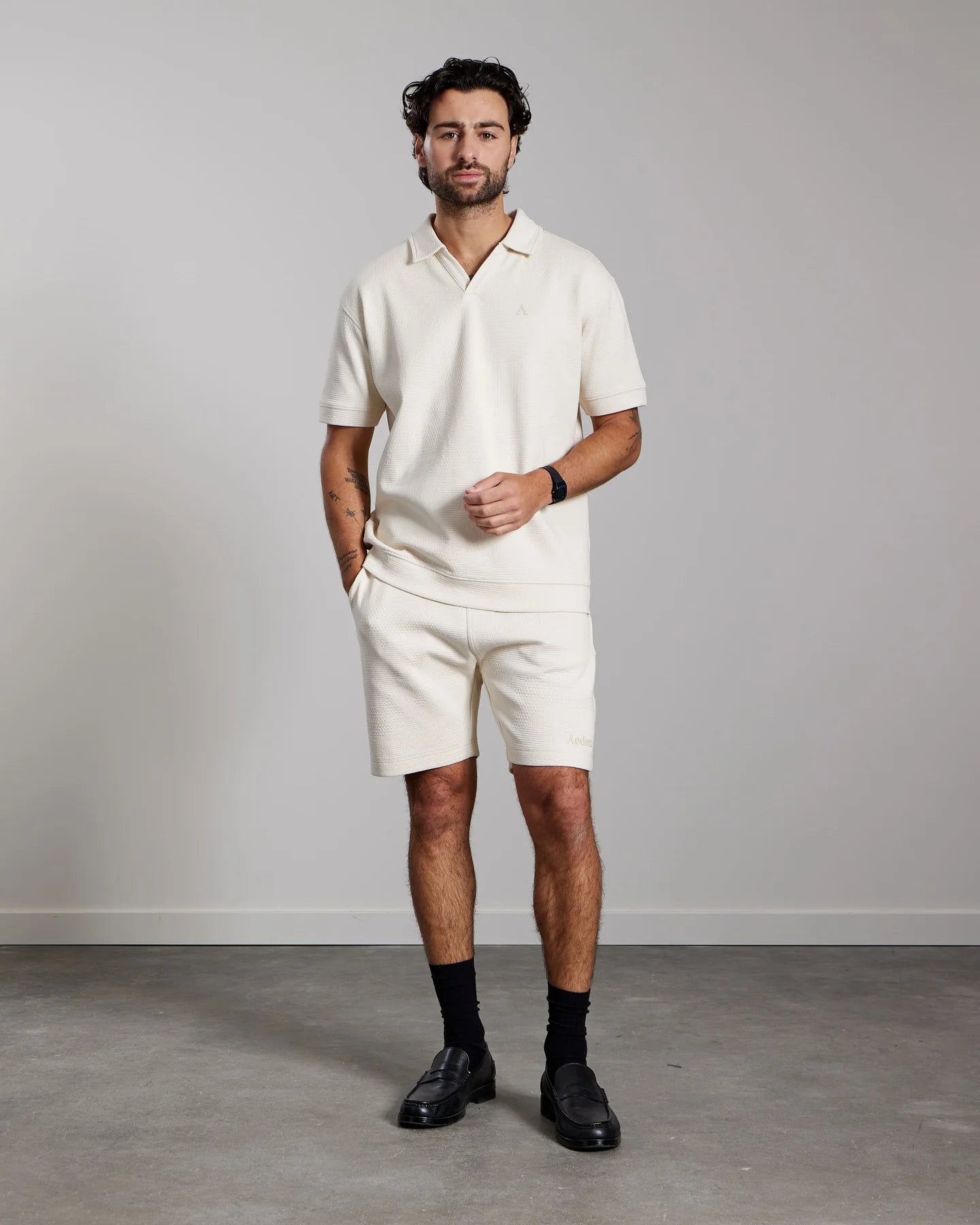 AEDEN AMIRO POLO | OFF-WHITE
