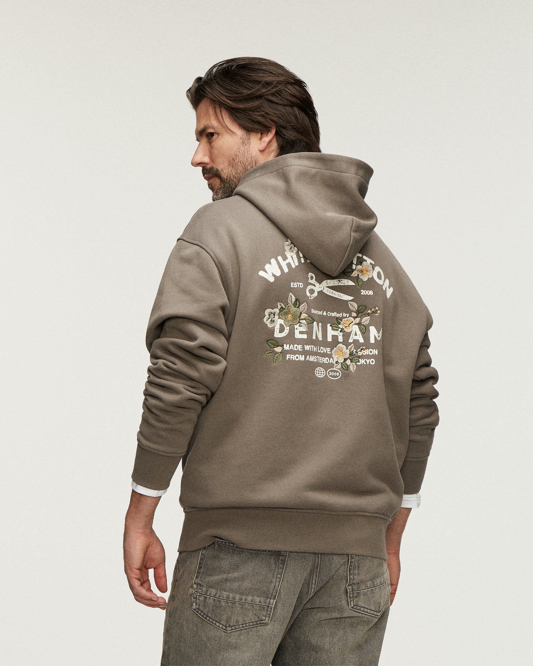 DENHAM BLOSSOM SWEAT | Grey