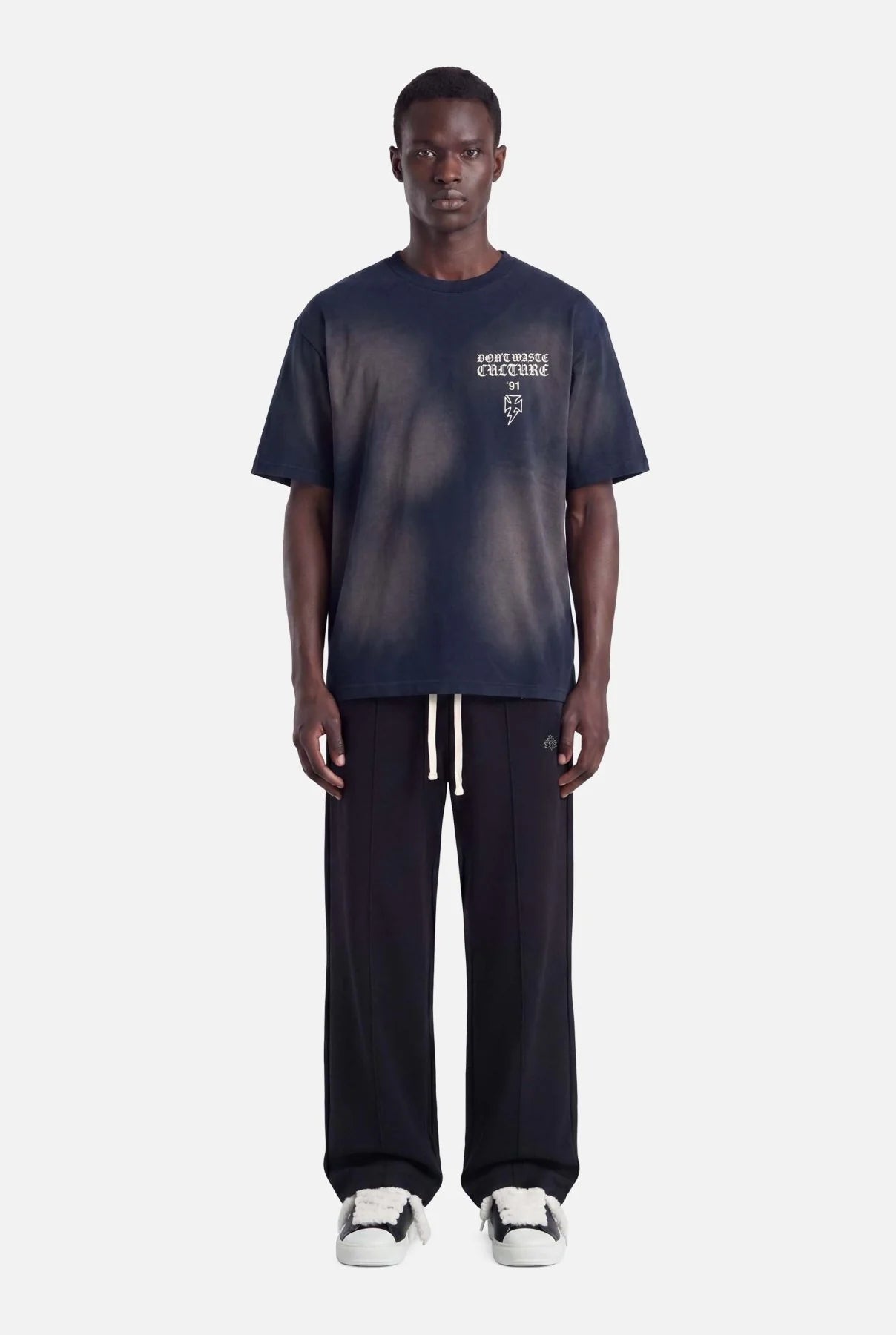 DON’T WASTE CULTURE THUNDER T-SHIRT | FADED NAVY