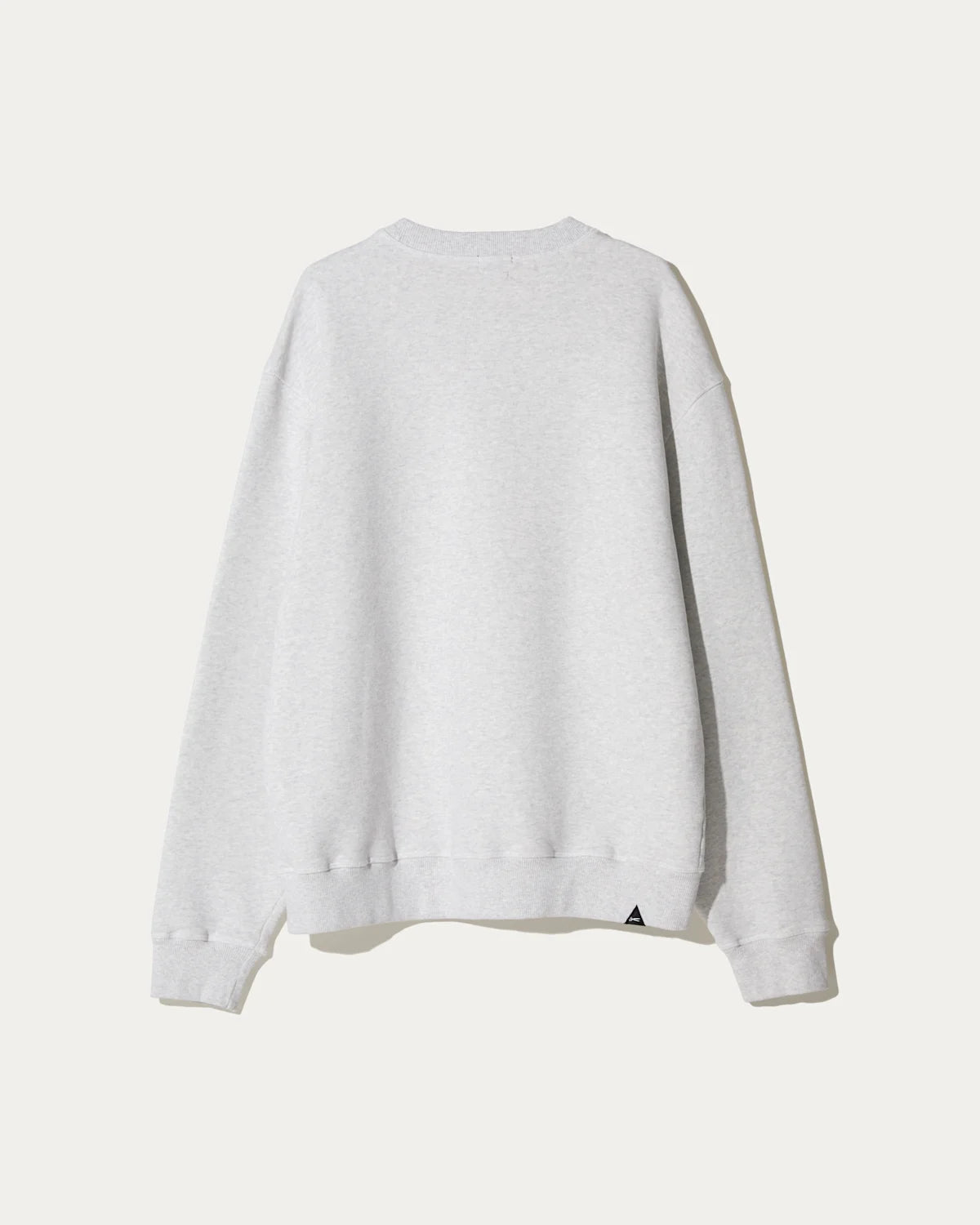 DENHAM SCISSOR PATCH CREWNECK Grey Marl
