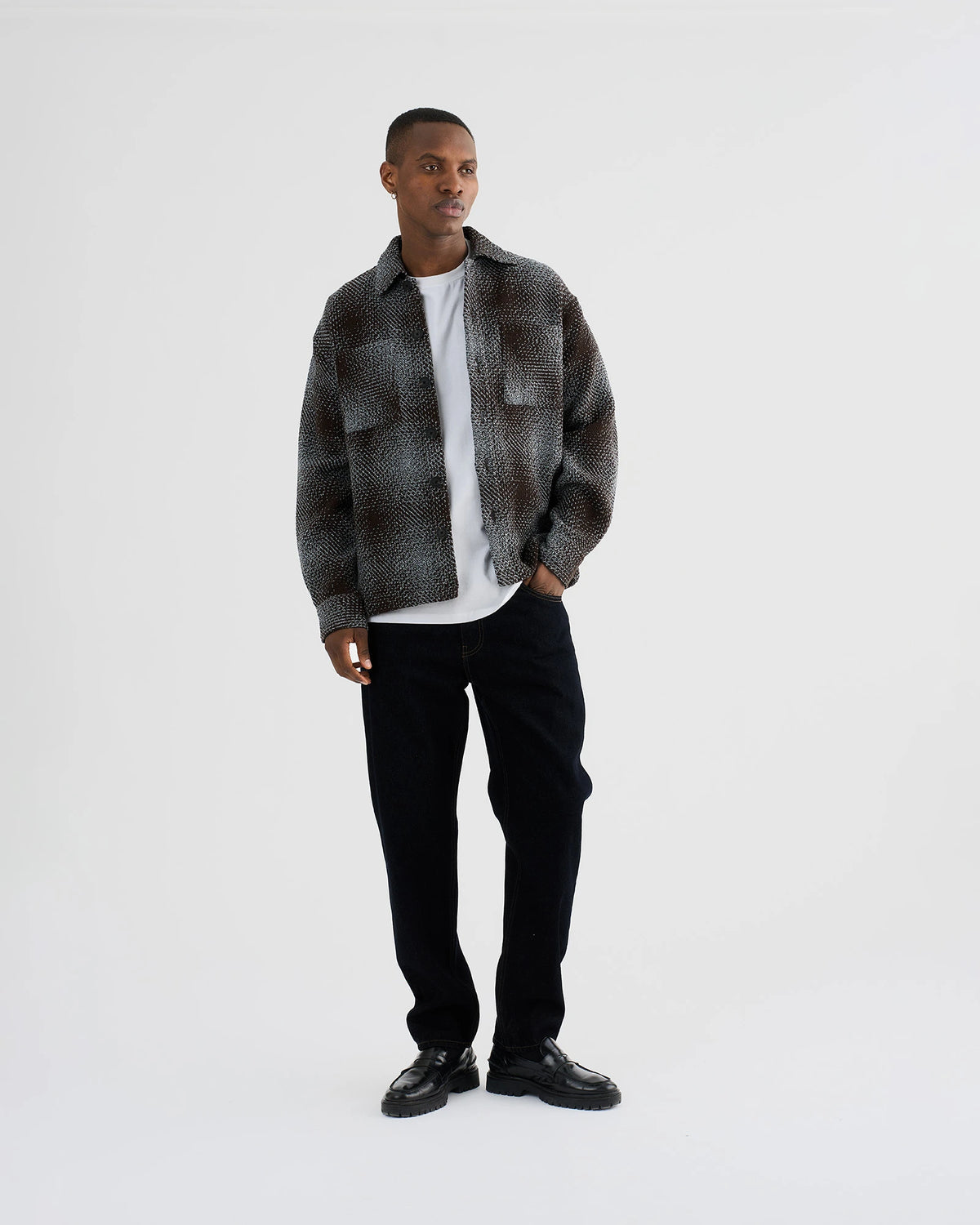 RESTERÖDS NOLAN TWILL OVERSHIRT | NAVY